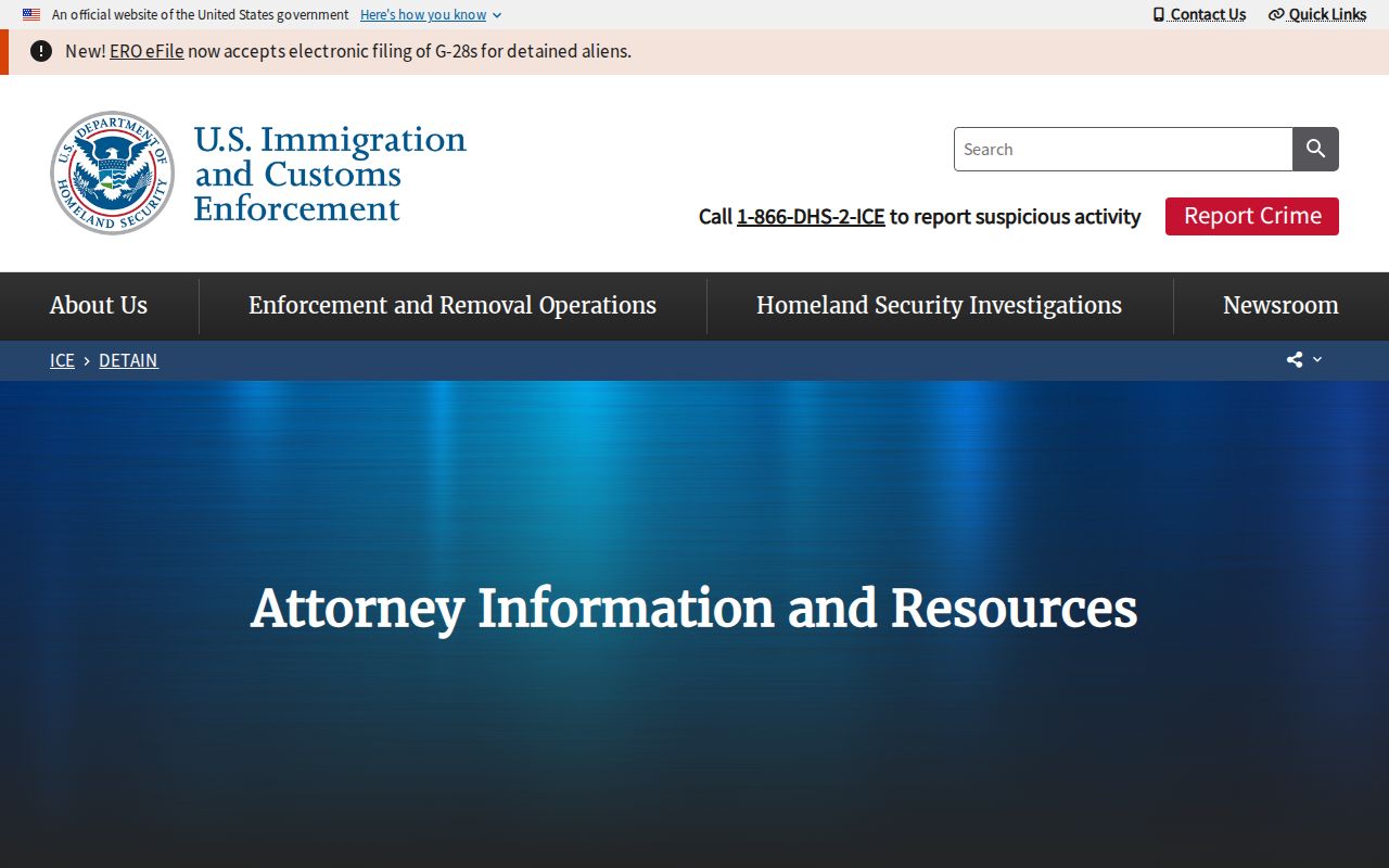 ICE immigration custody and recent release information for Brown County transfers